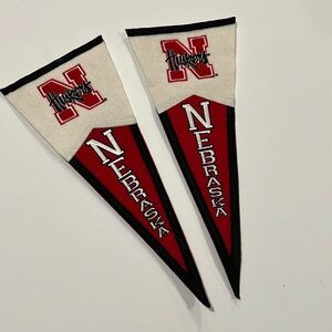 Nebraska‎ Cornhuskers - vintage pennants, acrylic felt